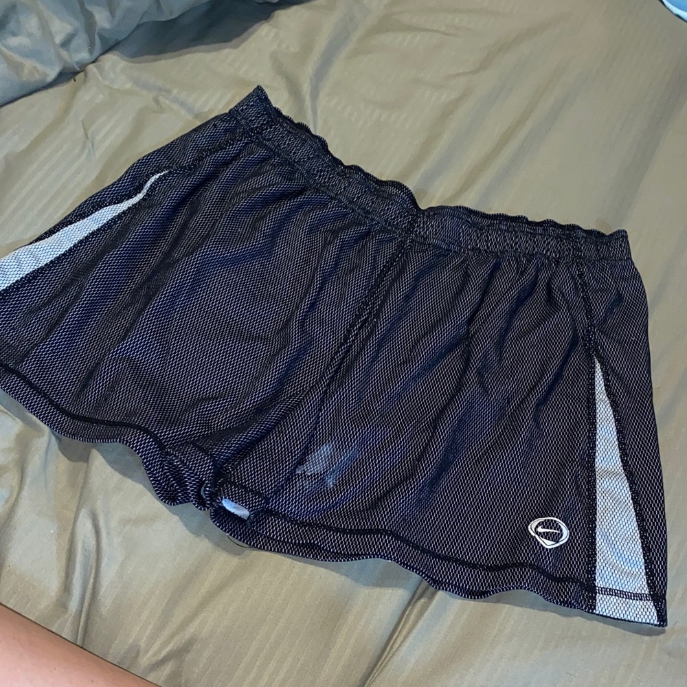 Nike Black and Gray Athletic Shorts